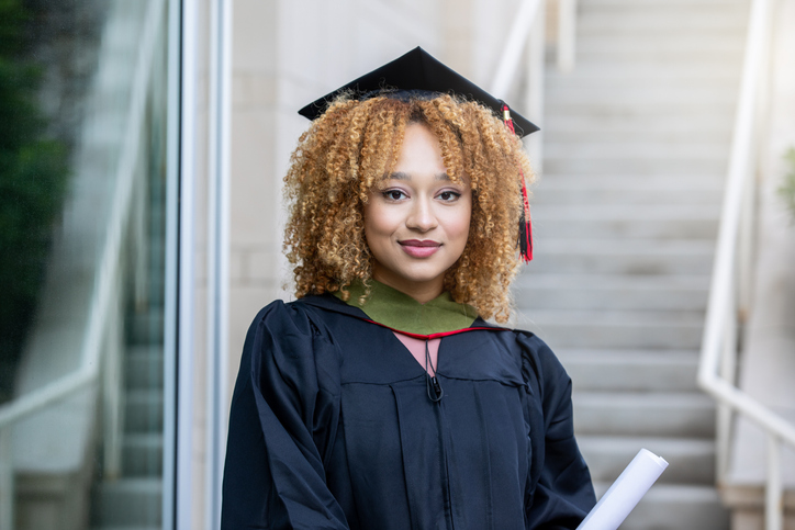 Graduation yard sign and announcement card