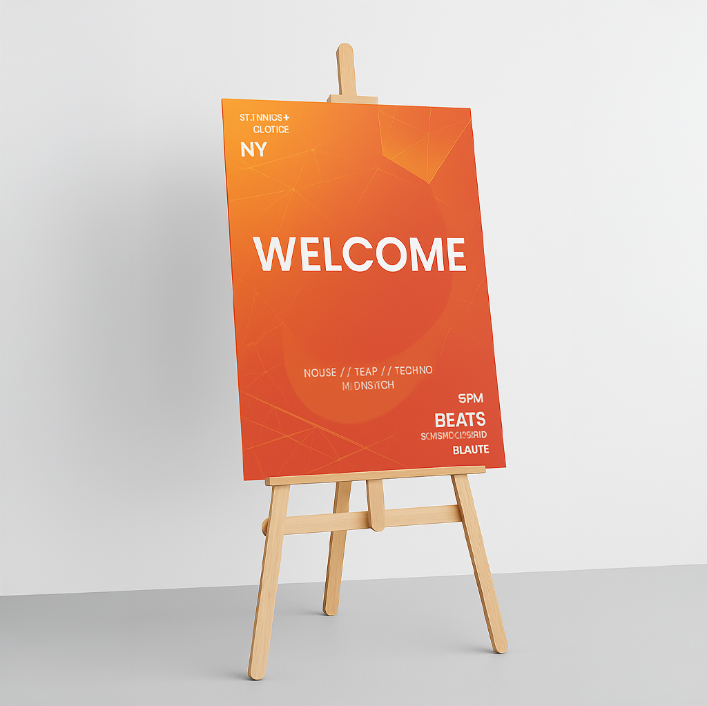 Foam Board Sign