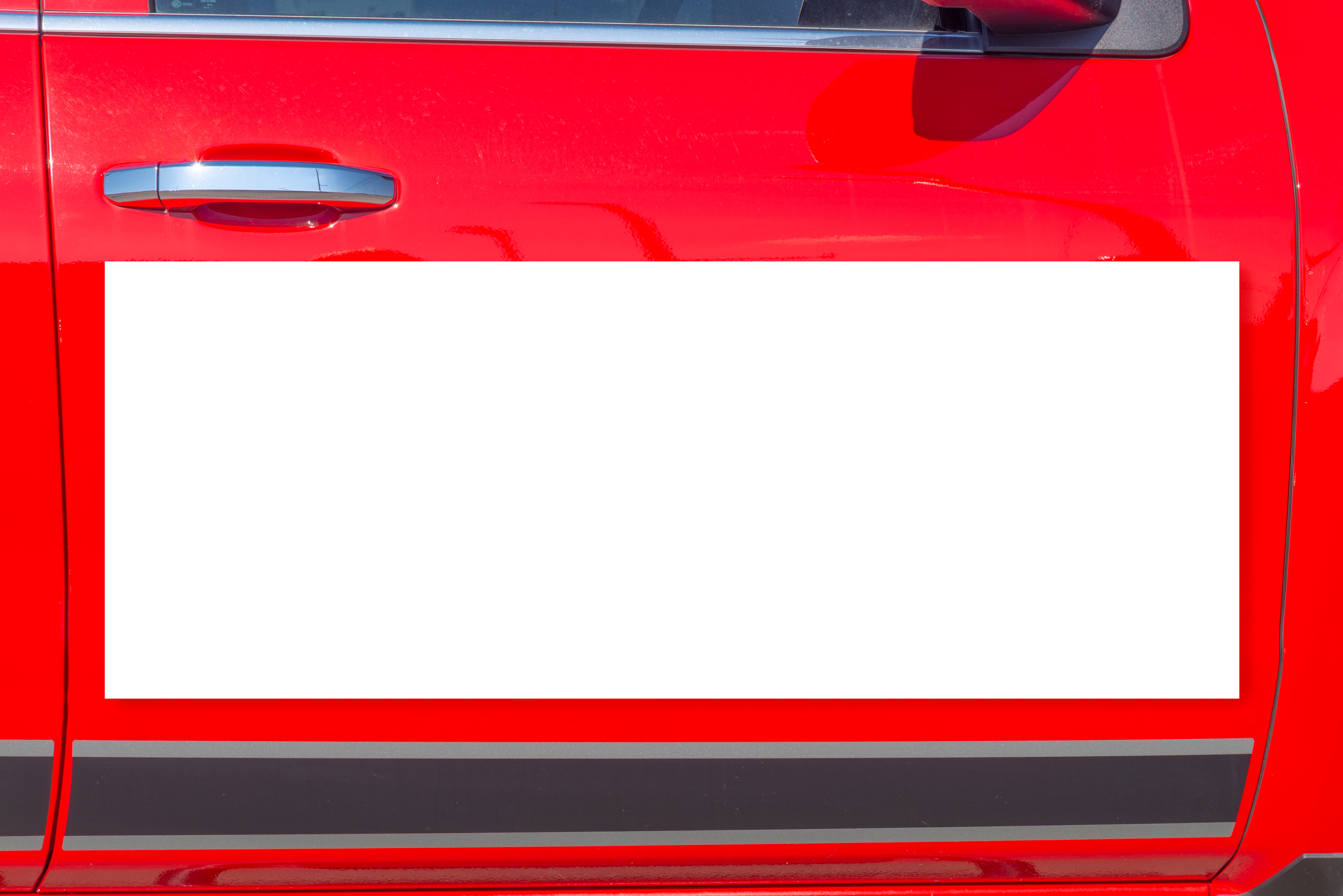 Imán automotriz publicitario para auto - Megaprint