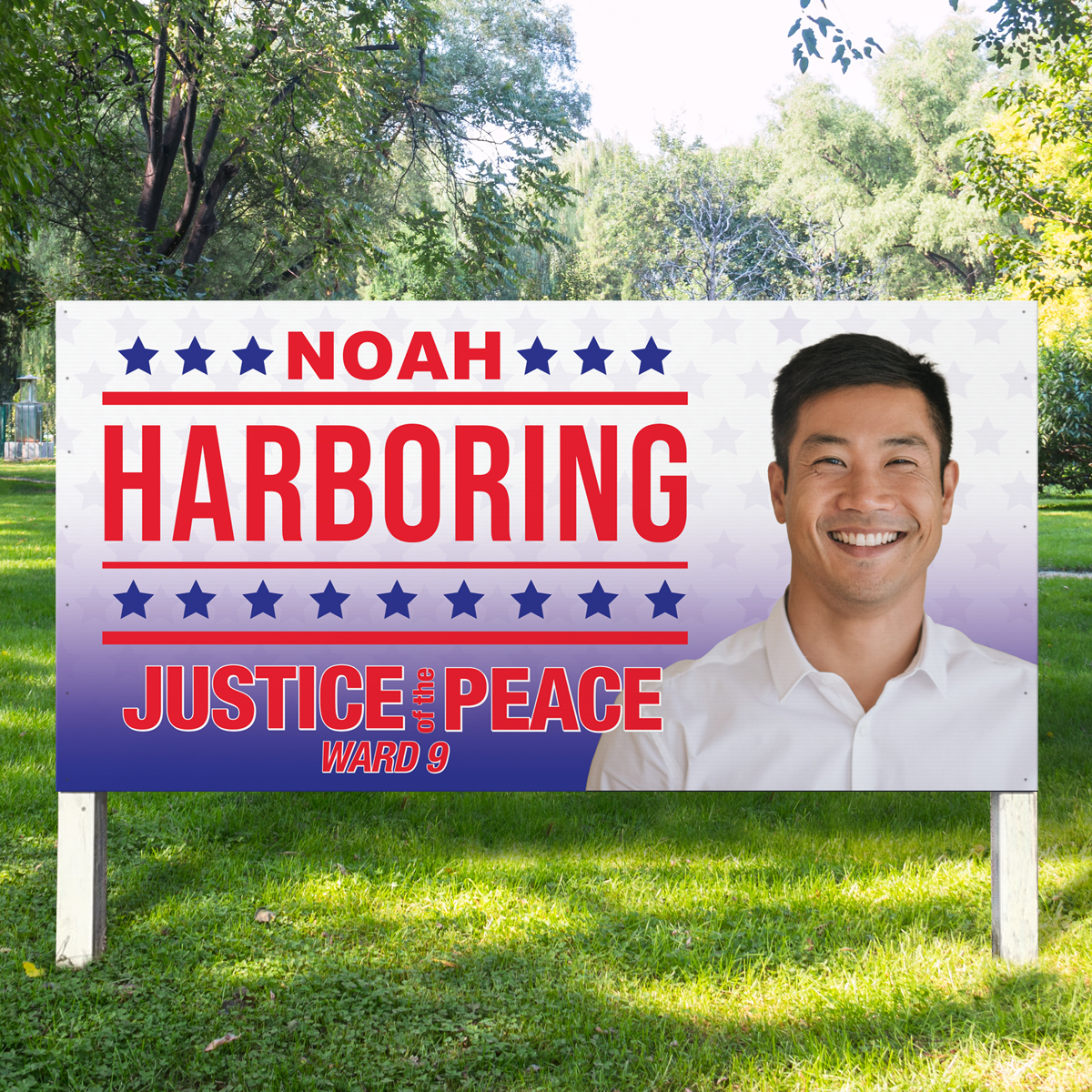 10mm Coroplast large-format yard sign